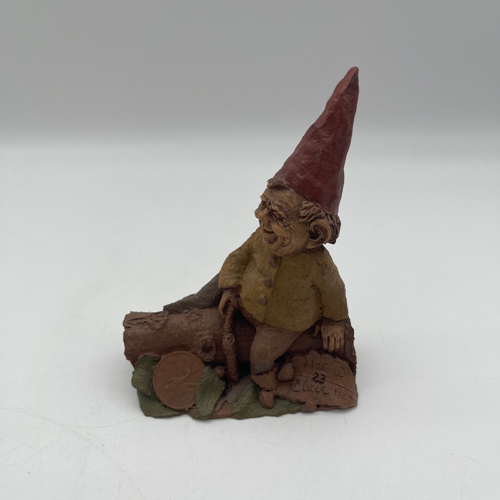 Tom Clark Cairn Studio Moe Gnome Figurine 1984 #23 COA ORIGINAL BOX W PRICE TAG